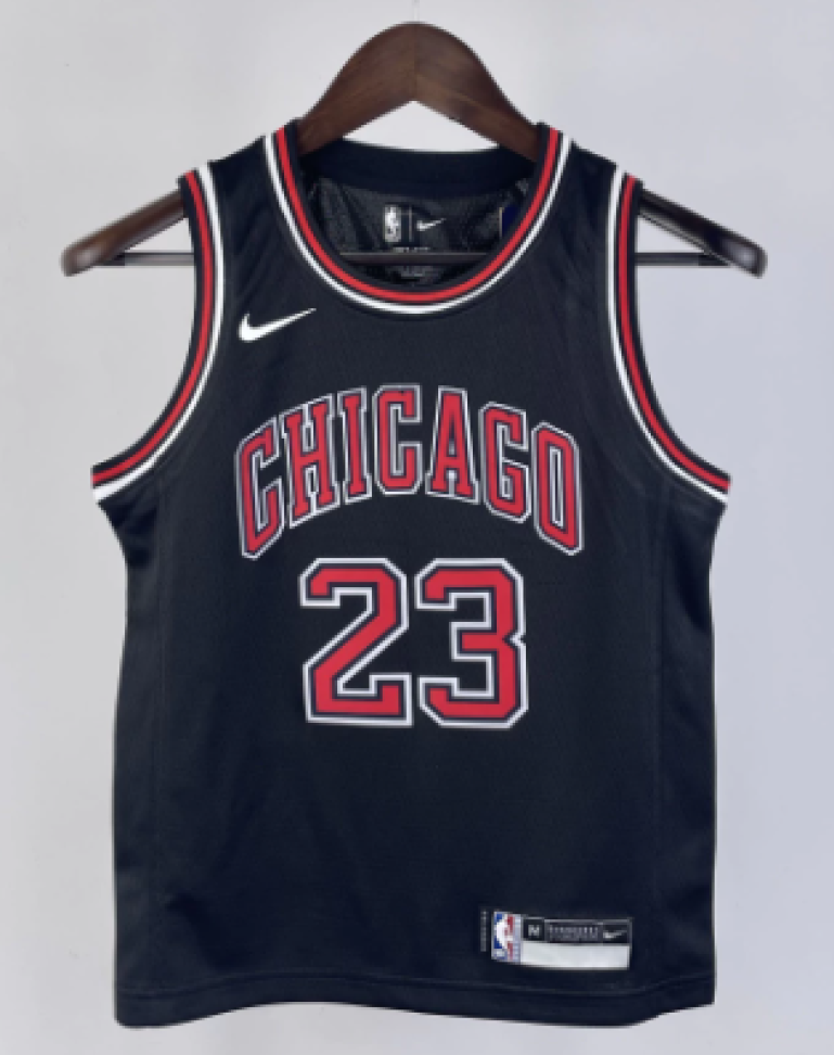 Regata Chicago Bulls NBA 2018 Nike - Preta e Vermelho