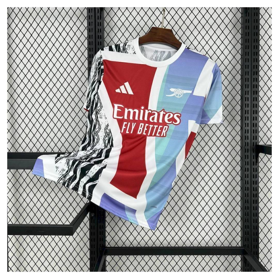 Camisa Arsenal 24/25 Torcedor - Vermelho e Azul