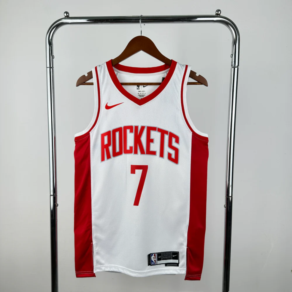 Camisa NBA Houston Rockets 7 Durant - Branca