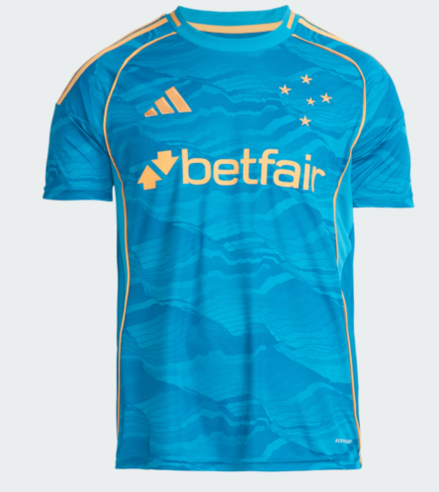 Camisa Cruzeiro III 25 Adidas Torcedor - Azul