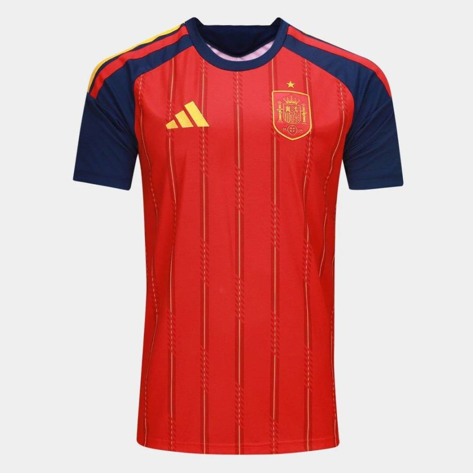 Camisa Espanha 2026 Copa do Mundo Jogador - Vermelha