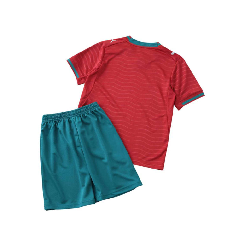 Conjunto Infantil Portugal - Vermelho e Verde