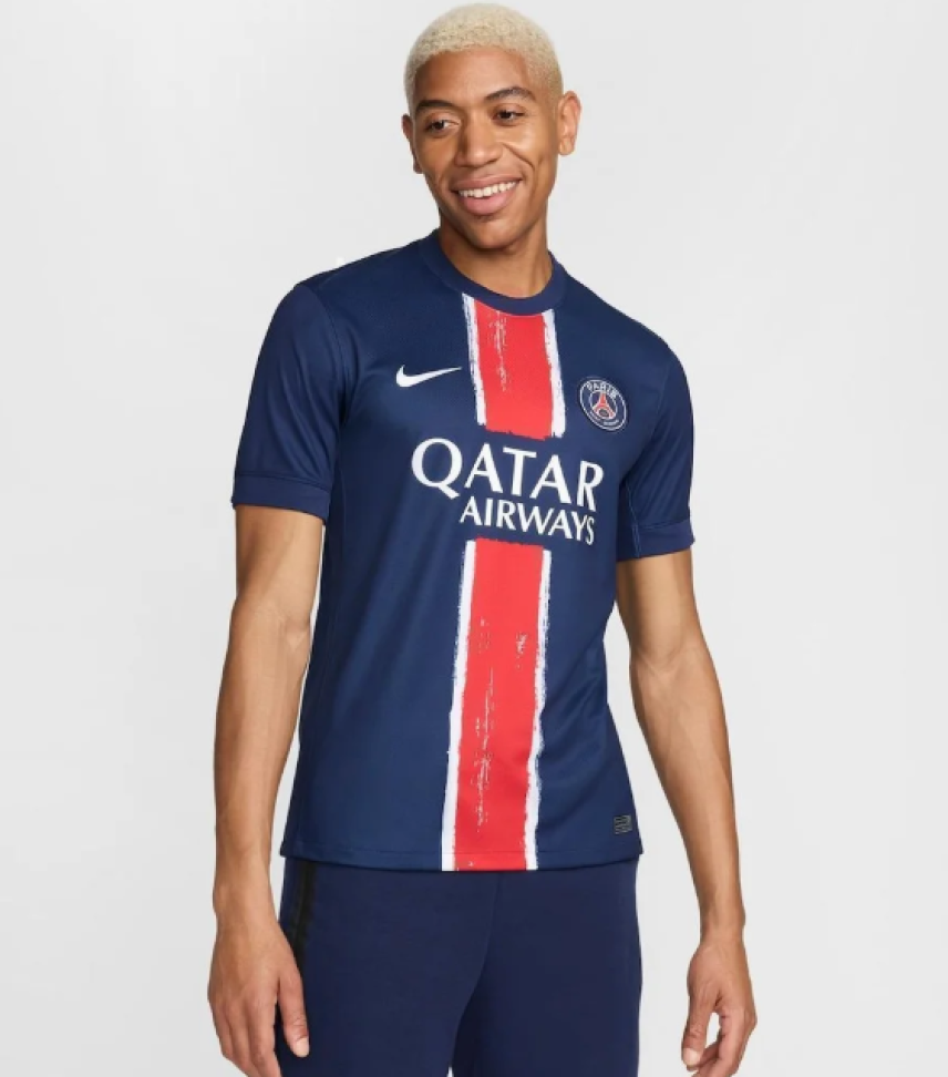 Camiseta Paris Saint-Germain I 2024/25 Torcedor - Azul
