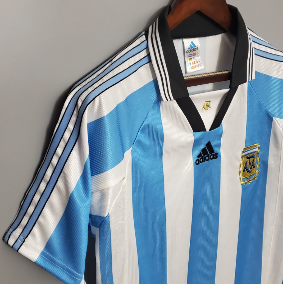 Camisa Retrô Argentina 1996 - Azul e Branco - #3
