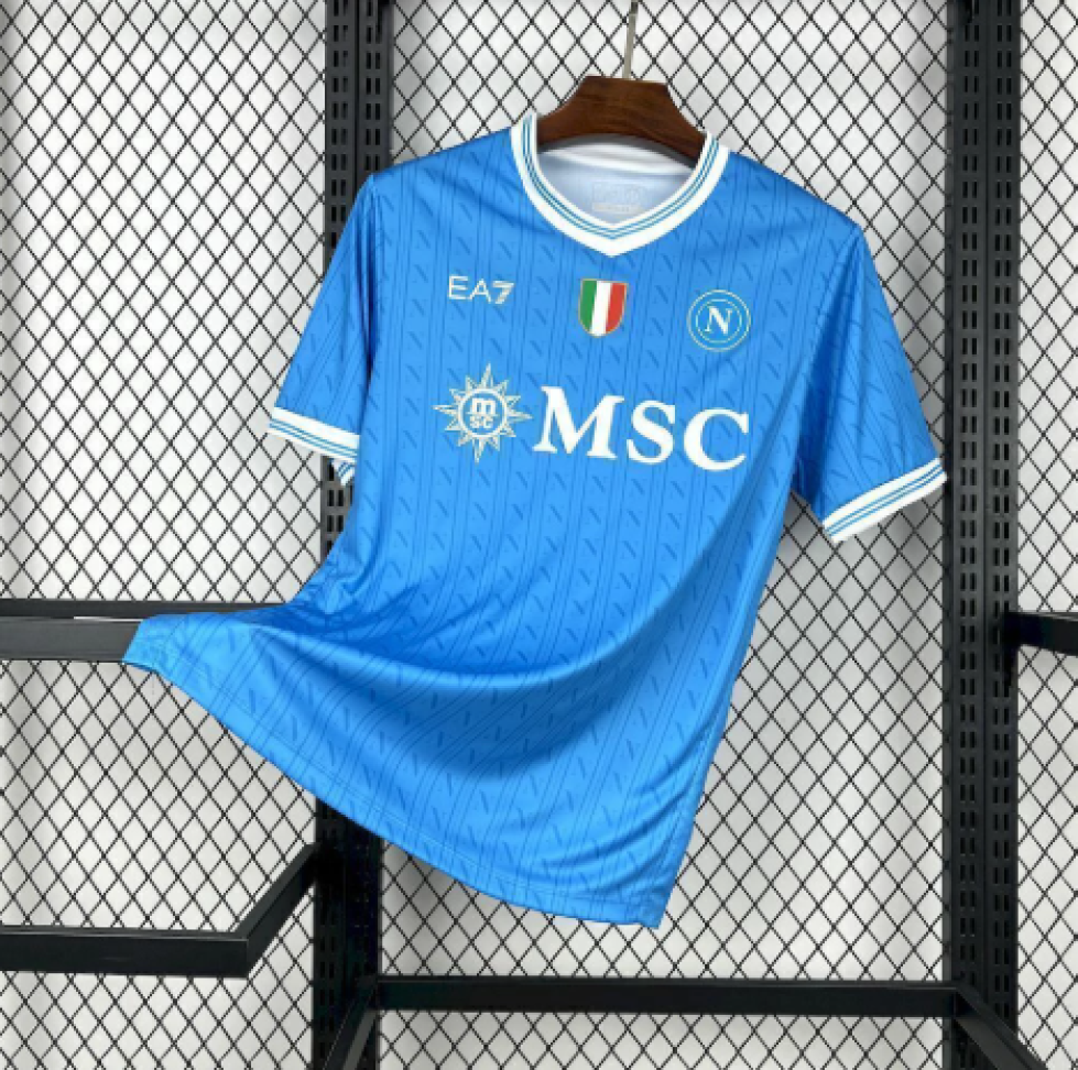 Camisa Napoli 25/26 Torcedor - Azul