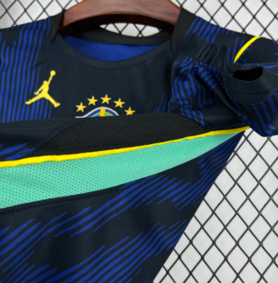 Camisa Seleção Brasil II 2026 - Masculina Nike Torcedor - Azul e Preto - #5