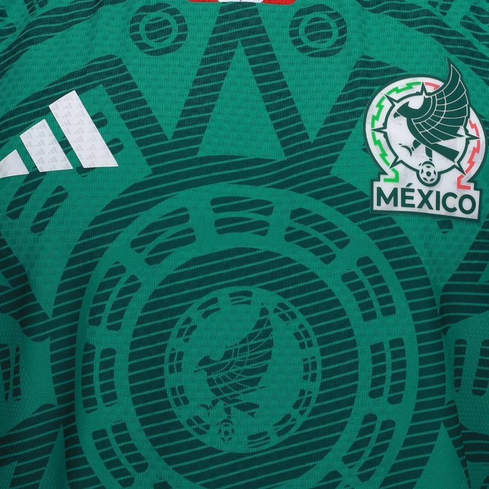 Camisa Mexico 2026 Copa do Mundo Jogador - Verde - #3