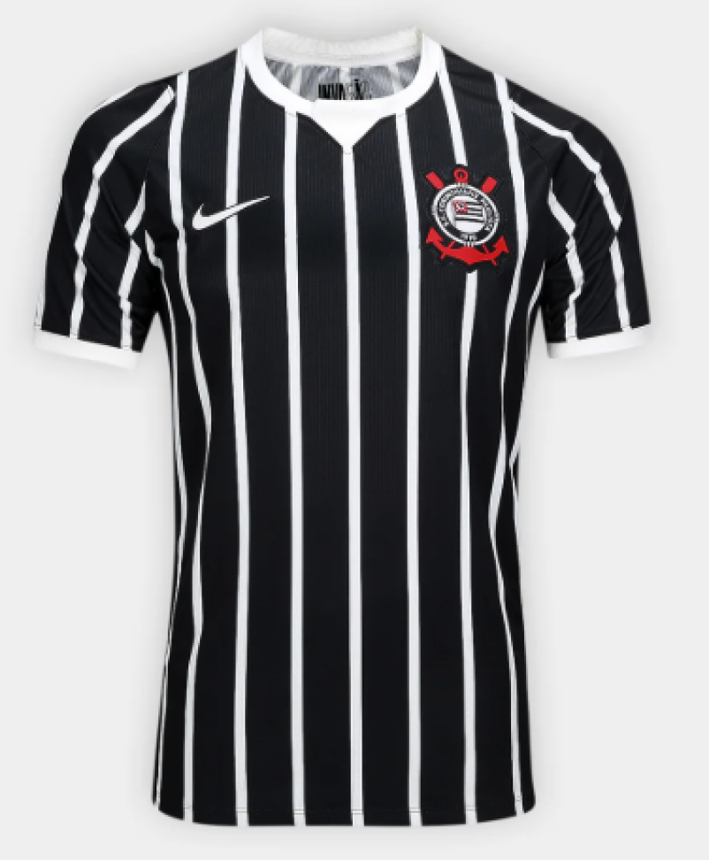 Camisa Corinthians II 26/27 s/n Torcedor Nike Masculina - Preto+Branco