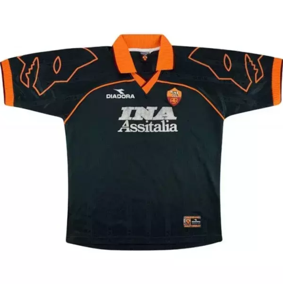Camisa Roma Retrô Preta 1999/2000