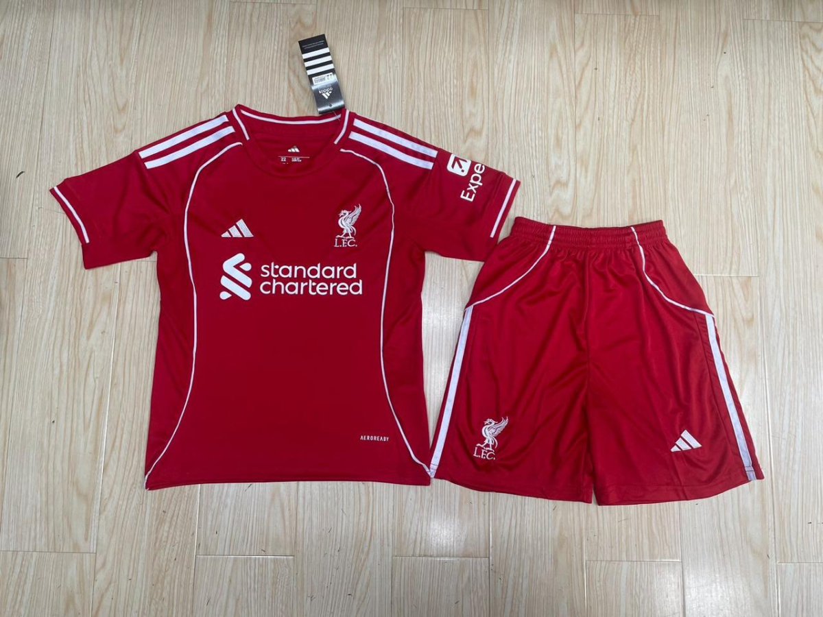 Conjunto Infantil Liverpool - Vermelho