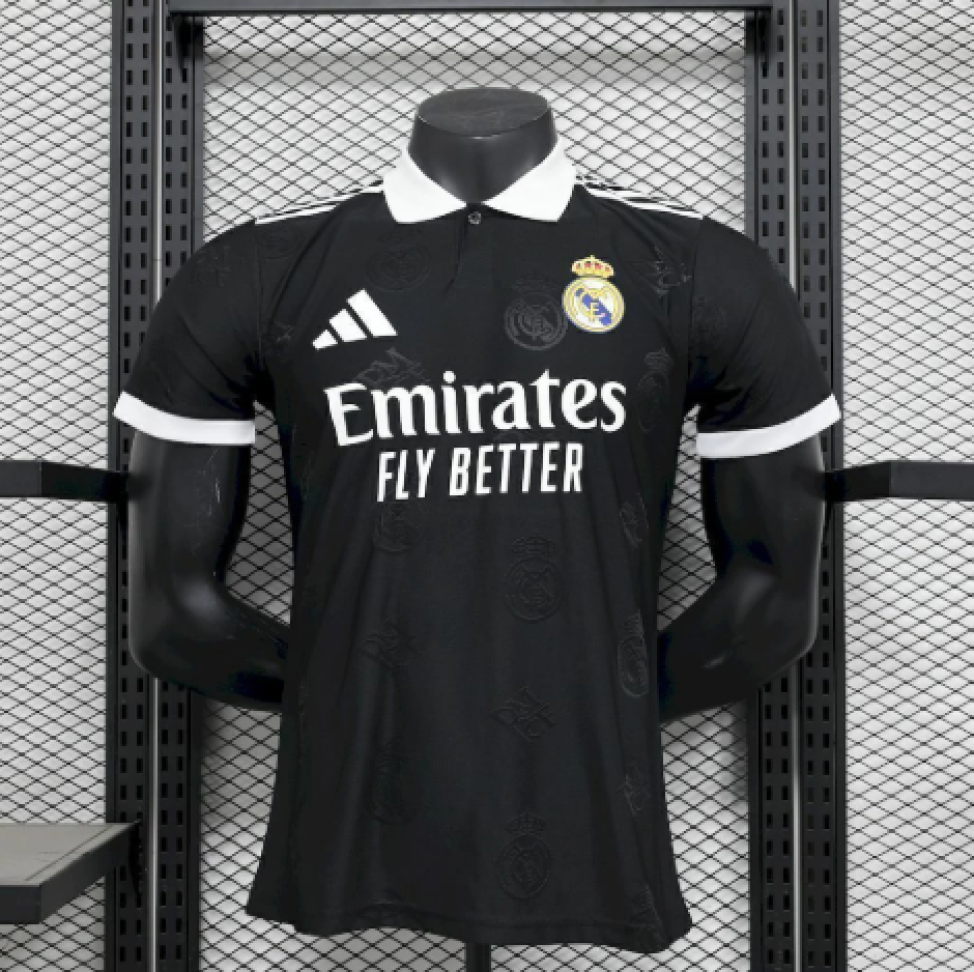 Camisa Real Madrid 25/26 Jogador - Preta