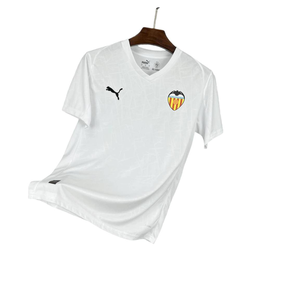 Camisa Valencia Home 25/26 Torcedor - Branca