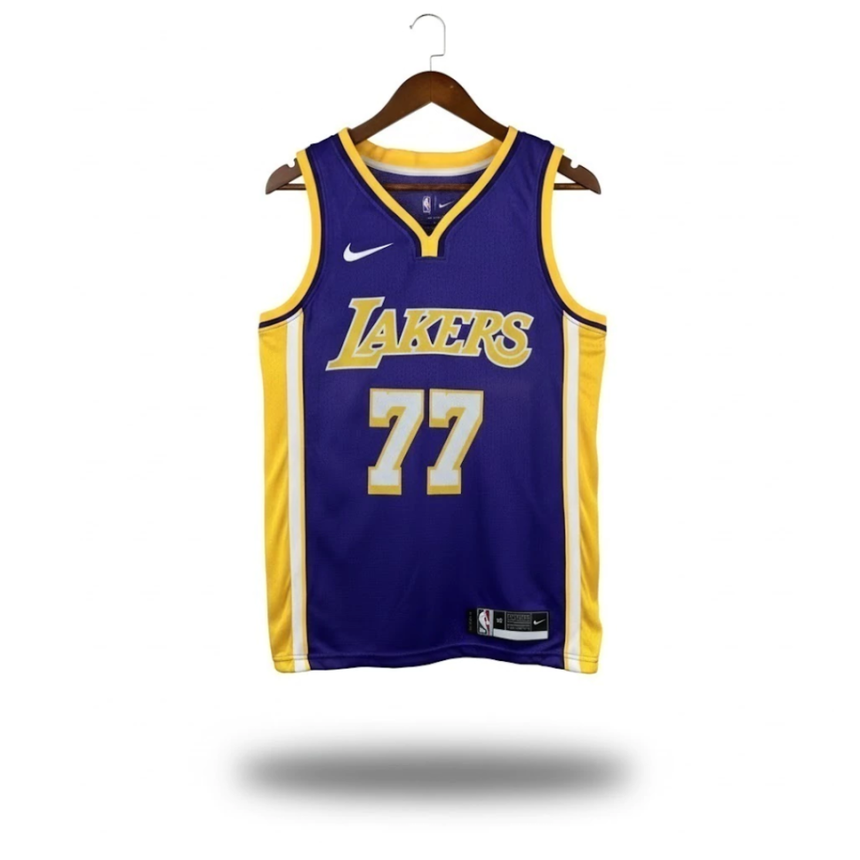 Camisa NBA Los Angeles Lakers 77 Luka Doncic - Roxa