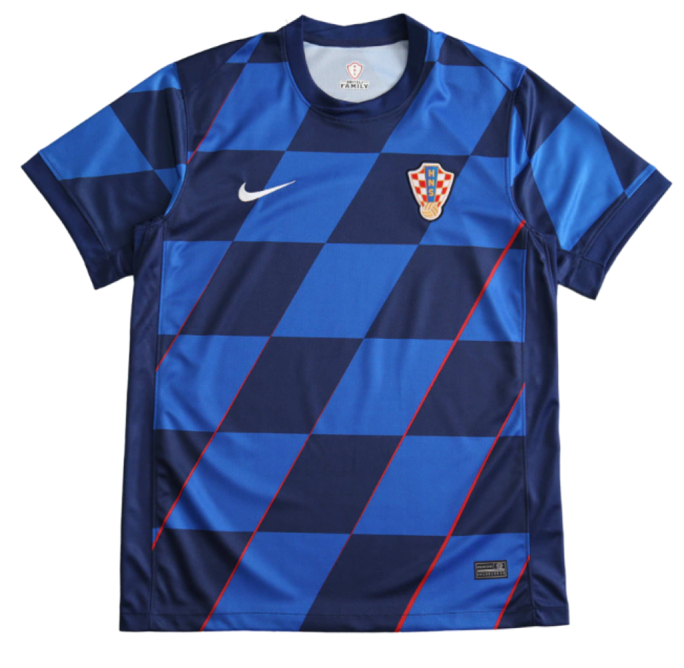Camisa Seleção Croácia Away II - 2024/25 Torcedor - Azul
