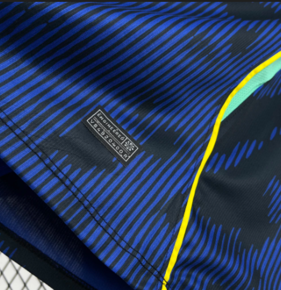 Camisa Seleção Brasil II 2026 - Masculina Nike Torcedor - Azul e Preto - #4