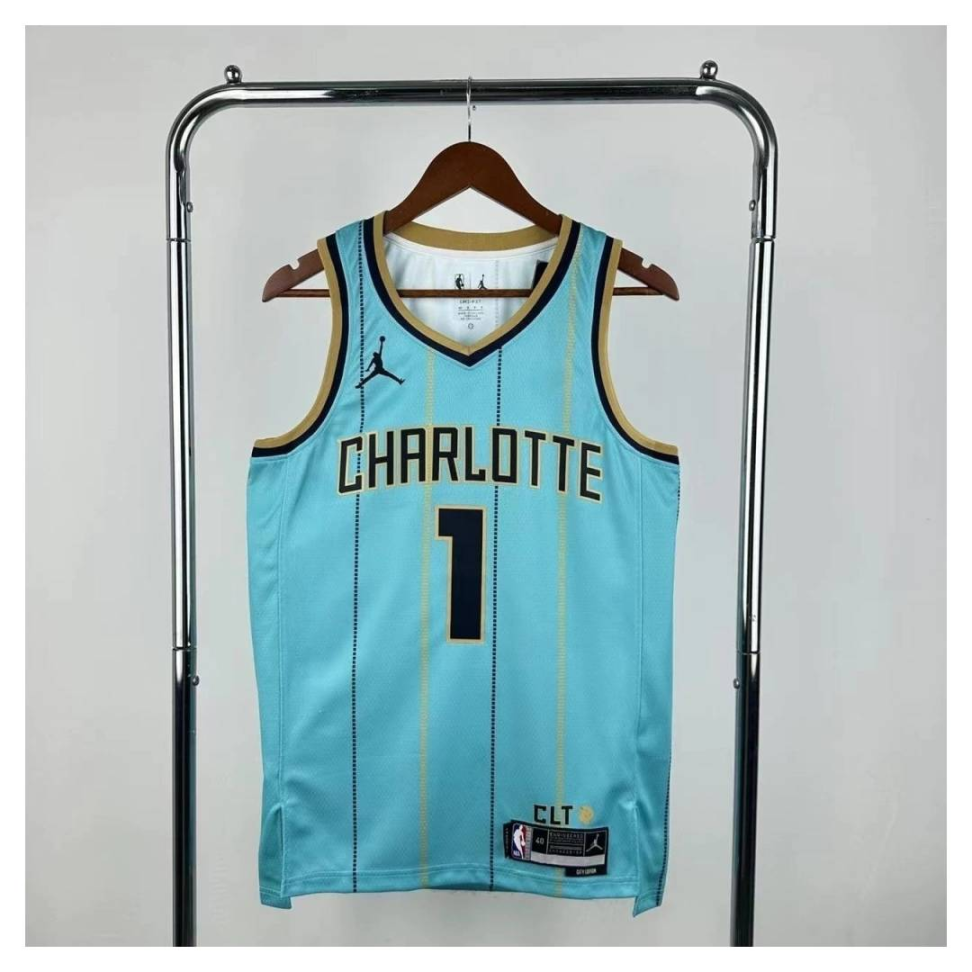 Camisa NBA Charlotte Hornets 1 LaMelo Ball - Azul