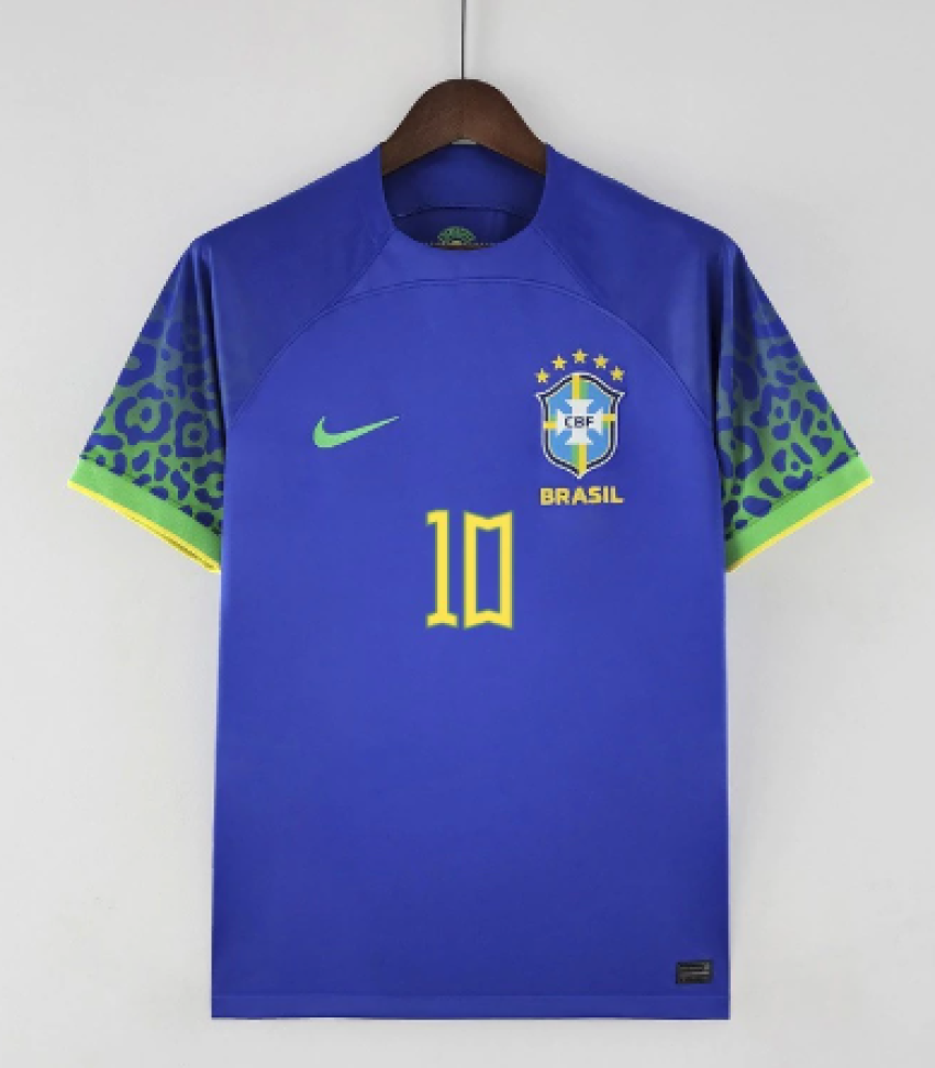 Camisa Nike - Brasil - 2022 - Azul - Copa do Mundo Catar 2022