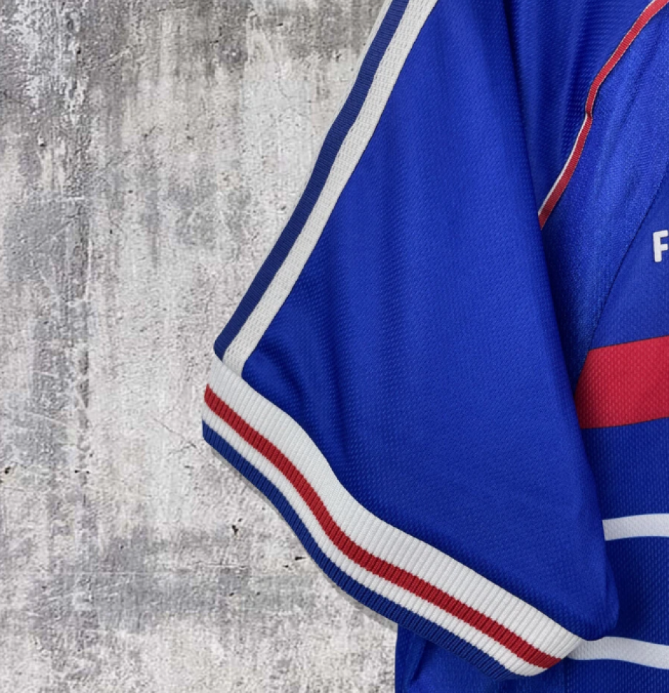 Camisa Retrô Zidane França 1998 - #4