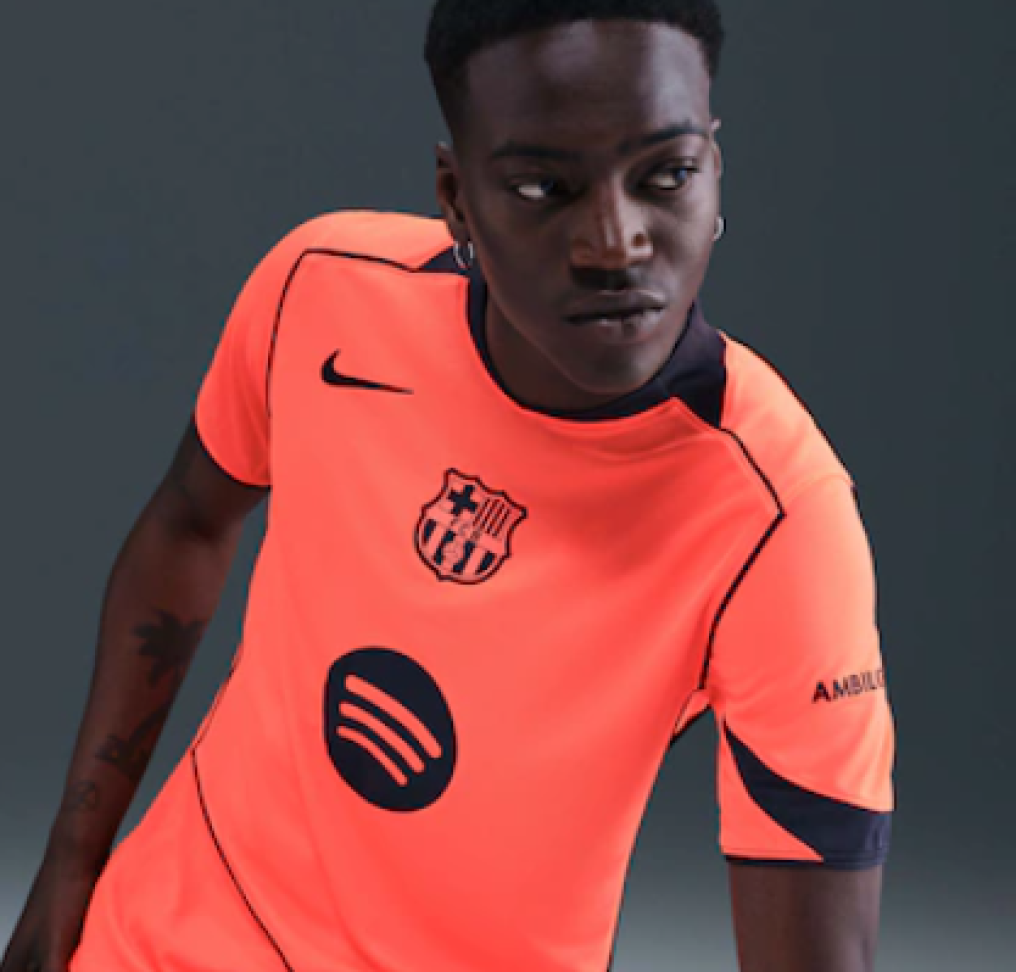 Camisa Barcelona Total 90 III 25/26 Torcedor - Laranja