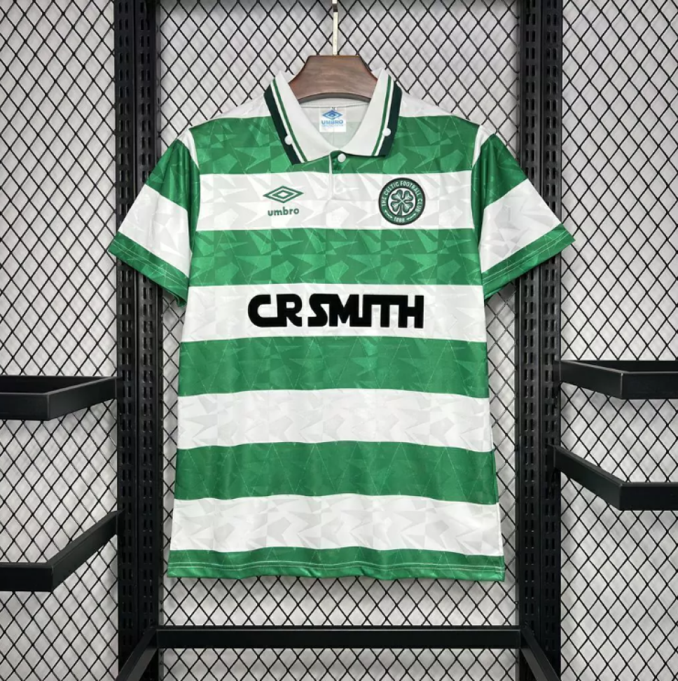 Camisa Retro Celtic FC 89/91 - Verde e Branco