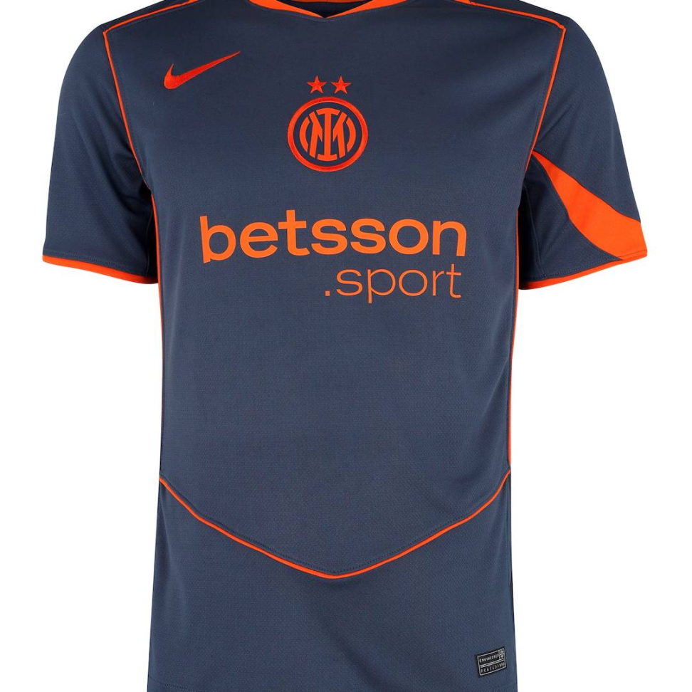Camisa Inter de Milão III 25/26 Torcedor - Preto e Laranja