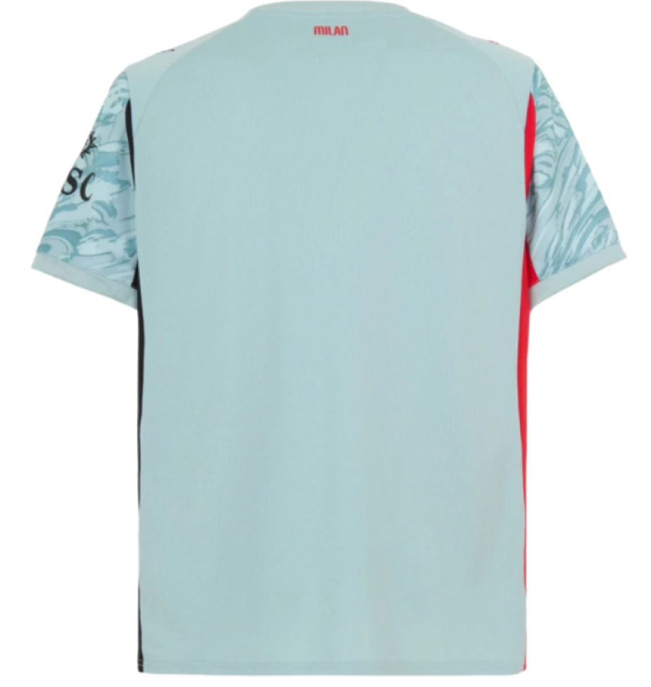 Camisa AC Milan Goleiro 25/26 Masculina Torcedor - Cinza