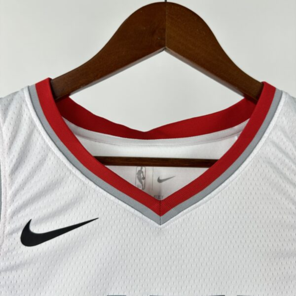 Camisa NBA Portland Trail Blazers 16 Jusuf Nurkic - Branca