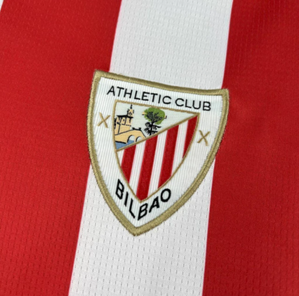 Camisa Athletic Bilbao I 25/26 Torcedor - Vermelho e Branco - #3