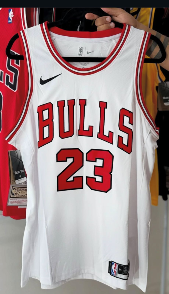 Regata Chicago Bulls Jordan Masculina - Branca