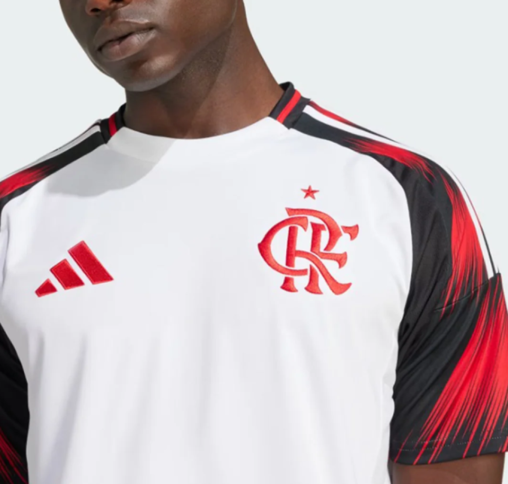 Camisa Flamengo II 25/26 Torcedor - Branco - #3