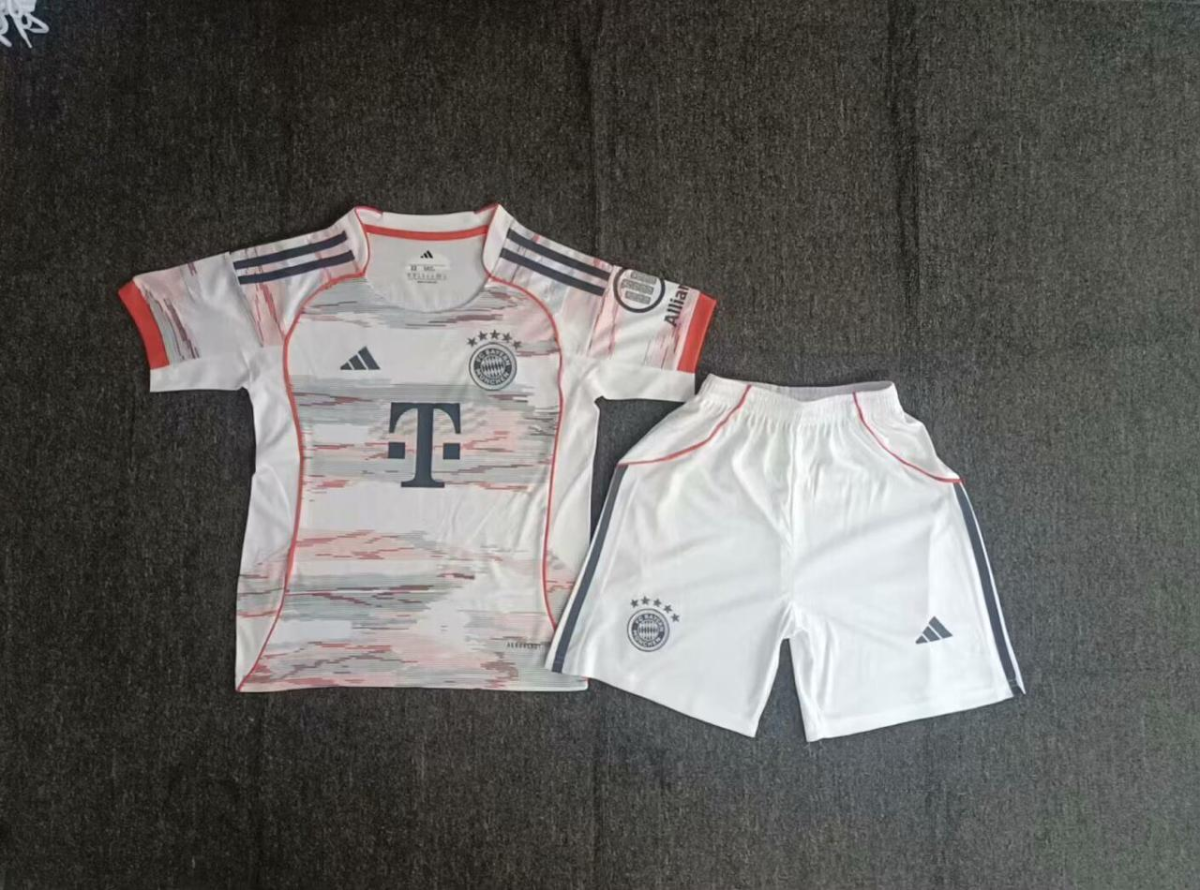 Conjunto Infantil Bayern - Branco e Vermelho