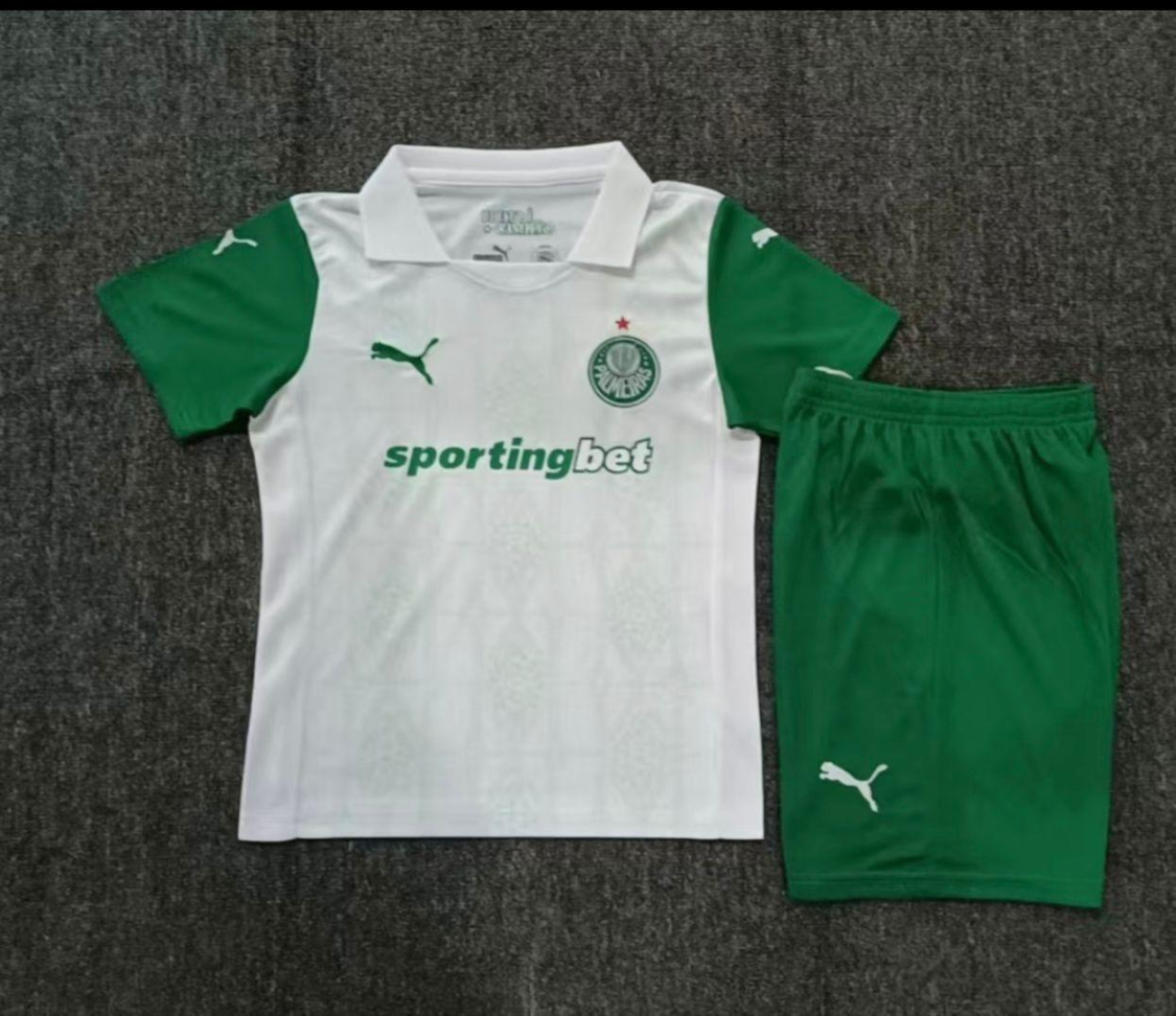 Conjunto Infantil Palmeiras - Verde e Branco
