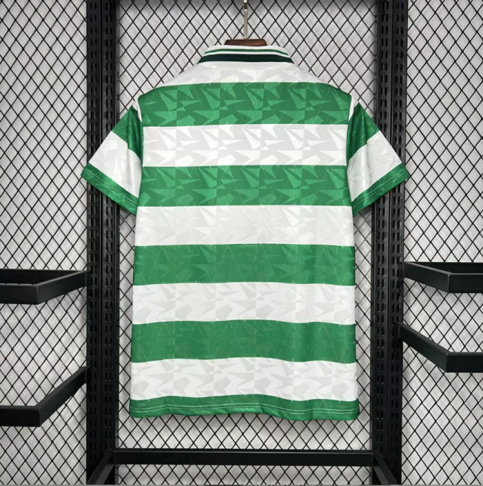 Camisa Retro Celtic FC 89/91 - Verde e Branco - #5