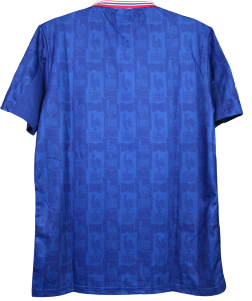 Camisa França Retrô I 1996 Torcedor Adidas Masculina - Azul