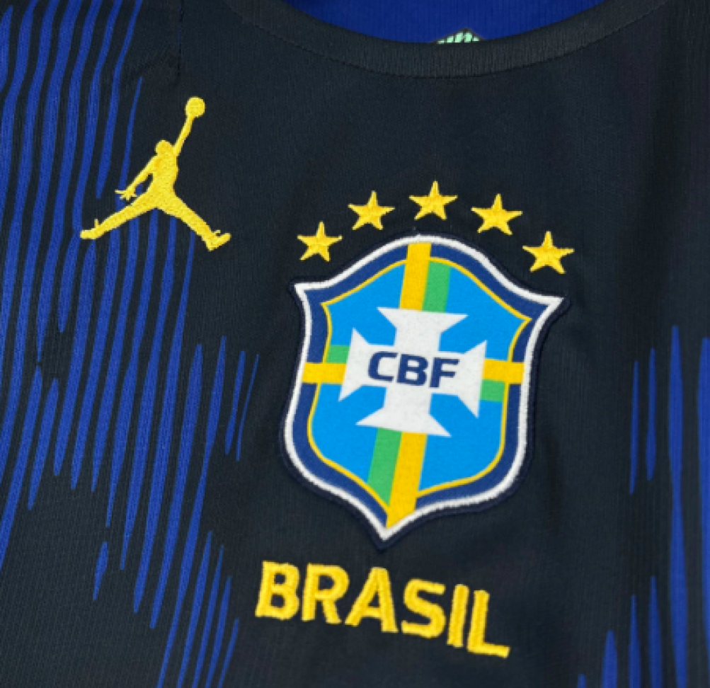 Camisa Seleção Brasil II 2026 - Masculina Nike Torcedor - Azul e Preto