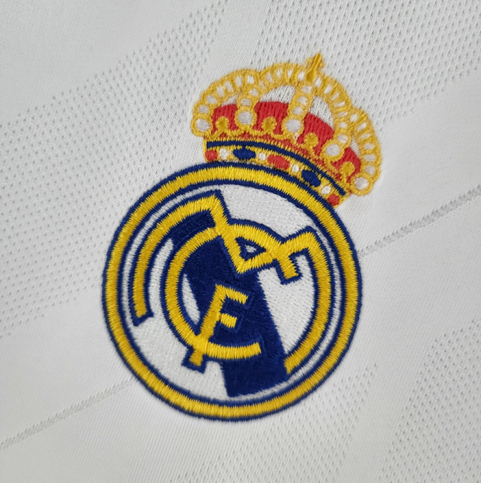 Camisa Real Madrid Home 17/18 Torcedor - Branco e Azul Turquesa - #4