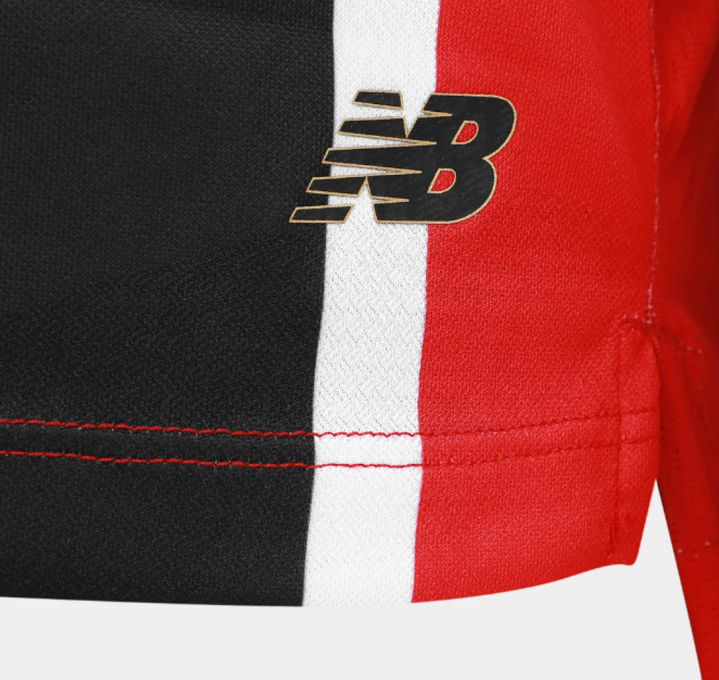 Camisa São Paulo II 25/26 Jogador New Balance - Vermelho e Branco - #3