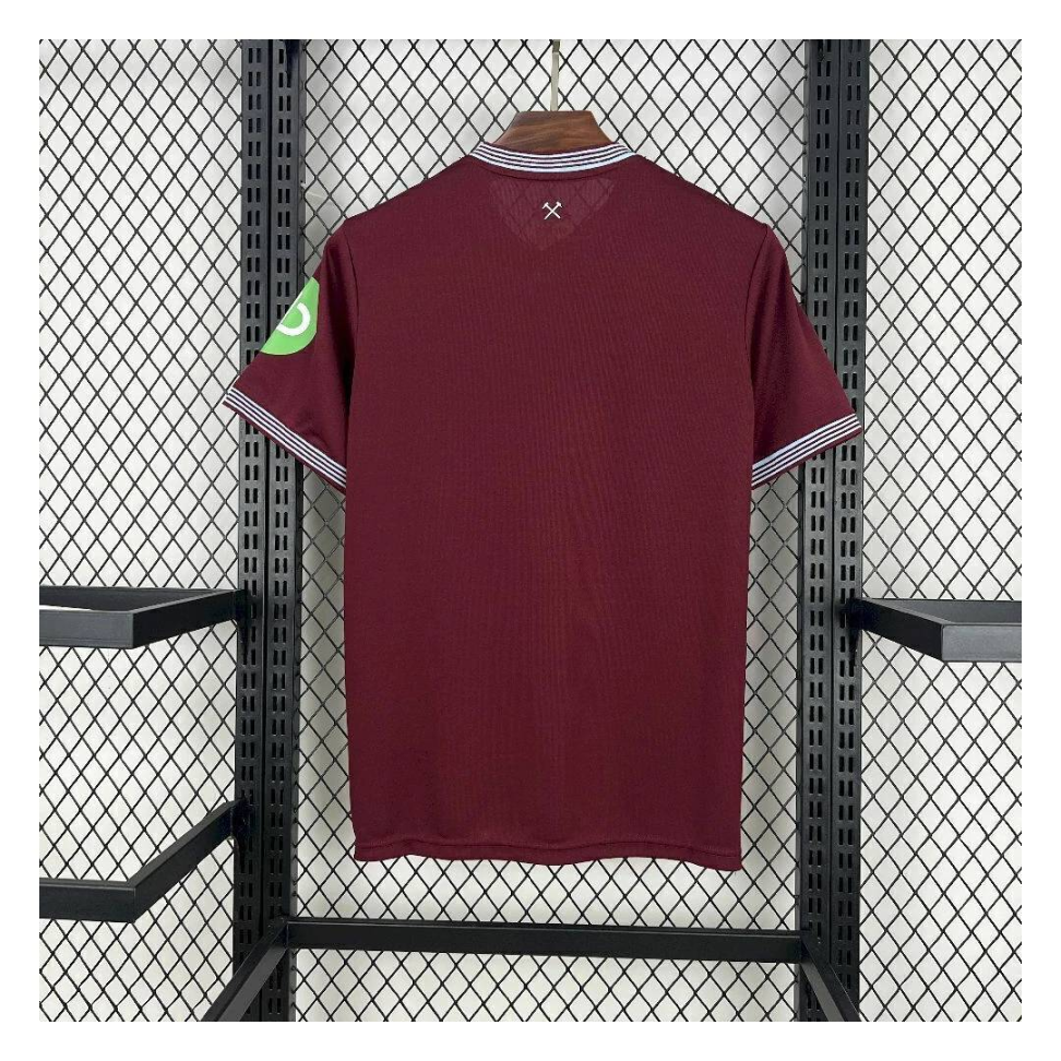 Camisa West Ham United Home 25/26 Torcedor - Vinho