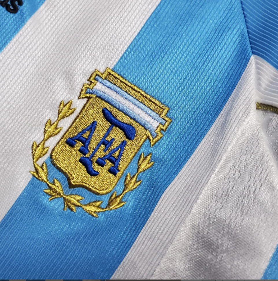 Camisa Retrô Argentina 1996 - Azul e Branco - #5
