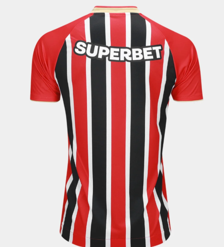 Camisa São Paulo II 25/26 Jogador New Balance - Vermelho e Branco