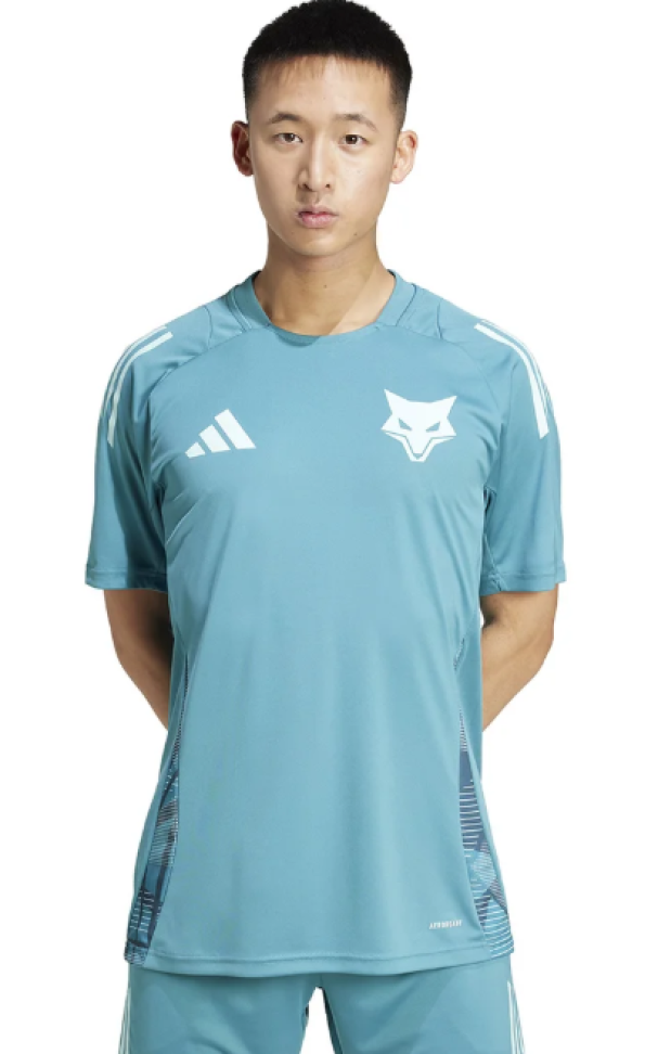 Camisa Cruzeiro 25/26 Treino Adidas Masculina - Azul Turquesa+Branco