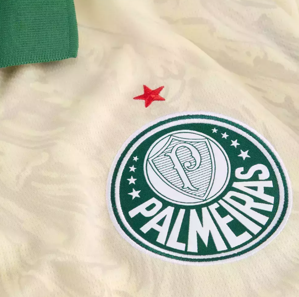 Camisa Palmeiras Edição especial Mundial de Clubes 25/26 - Torcedor Puma Masculina - Bege e verde - #4