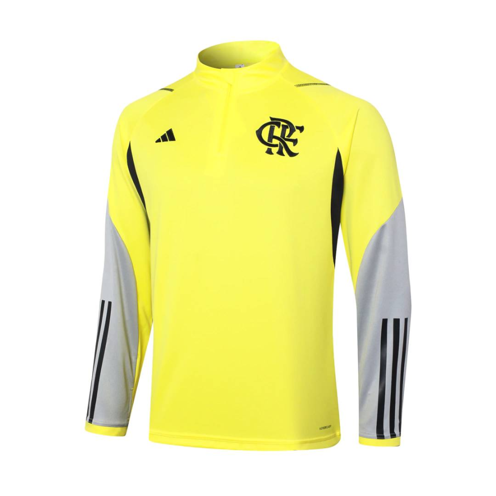 Conjunto Treino Agasalho Flamengo 24/25 - Amarelo - #3