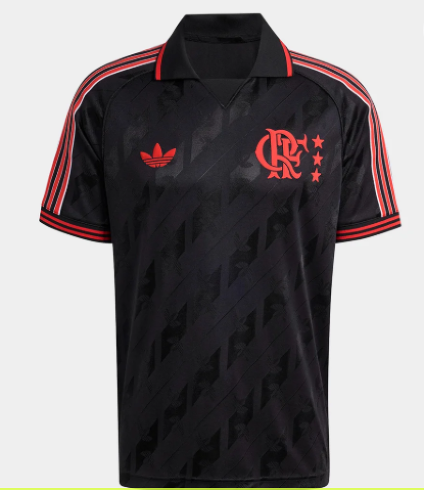 Camisa Flamengo Lifestyler 25/26 Torcedor - Preto