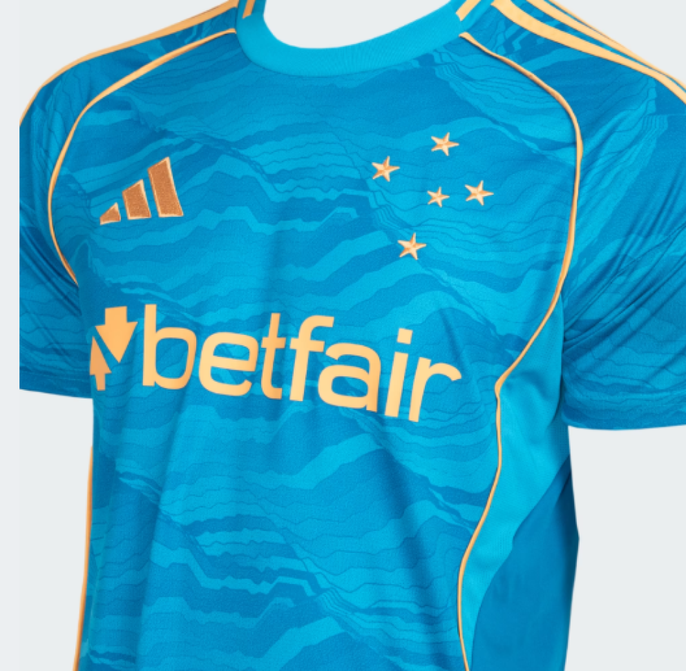 Camisa Cruzeiro III 25 Adidas Torcedor - Azul