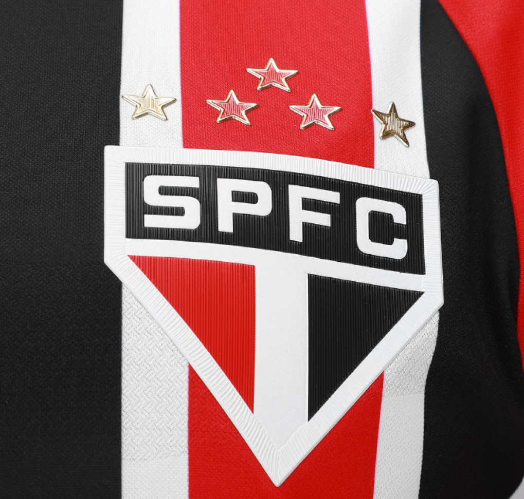 Camisa São Paulo II 25/26 Jogador New Balance - Vermelho e Branco - #4