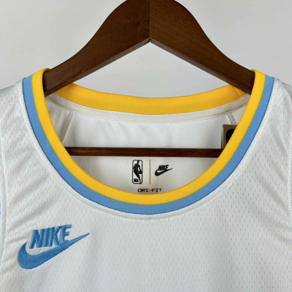Camisa NBA Los Angeles Lakers 77 Luka Doncic - Branca - #3