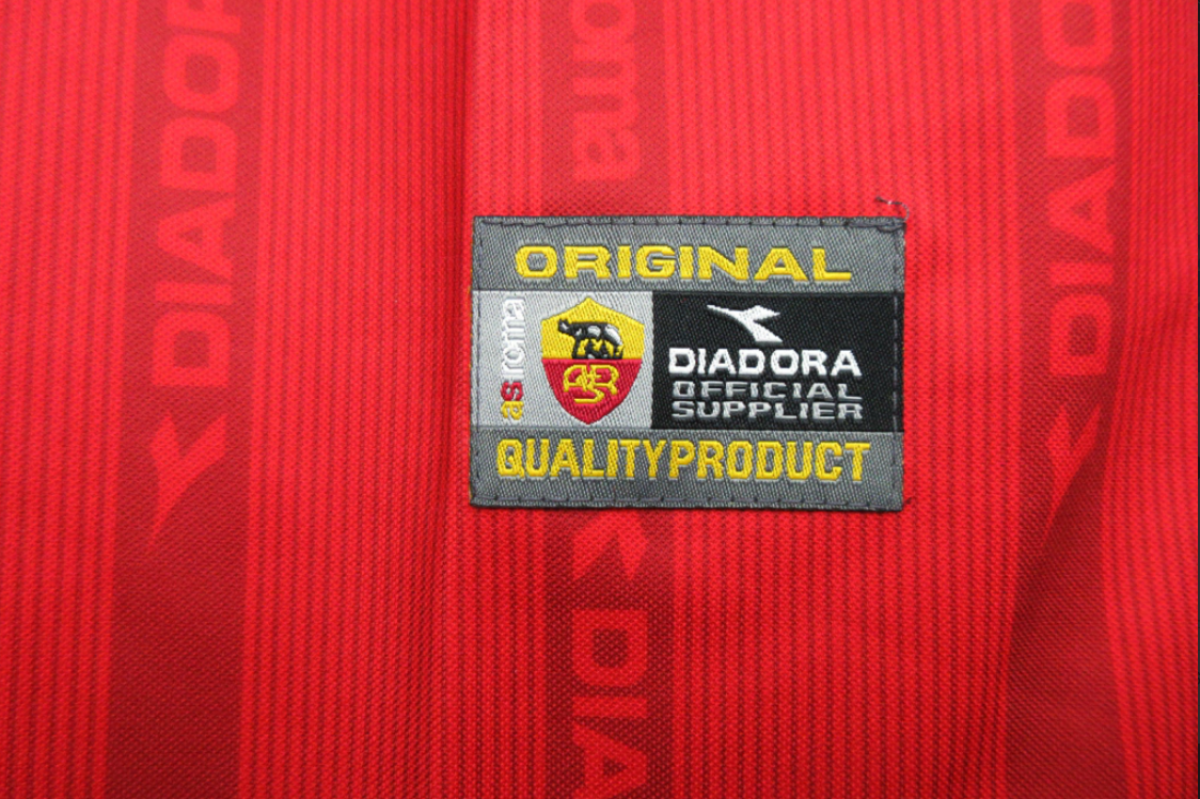 Camisa Roma Retrô 1999/2000 Torcedor - Vermelha - #5