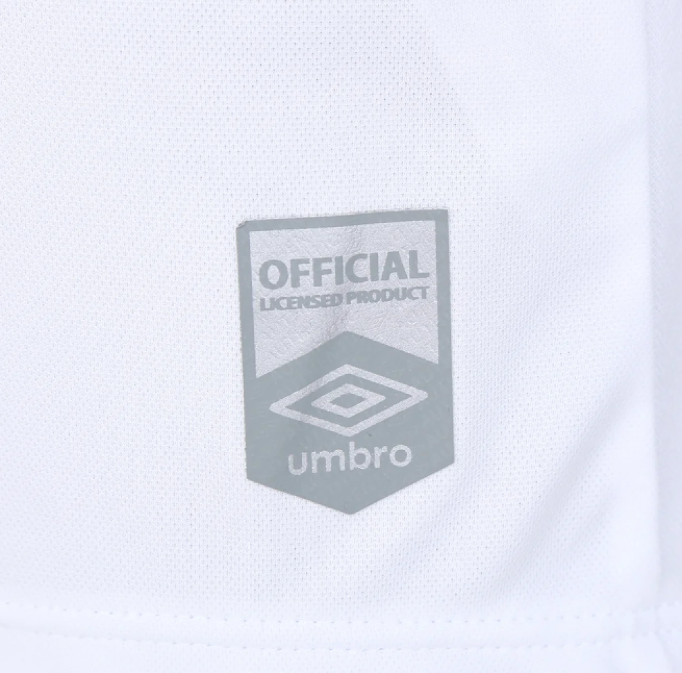 Camisa Santos I 2024 s/n° Torcedor Umbro Masculina - Branco+Preto - #5