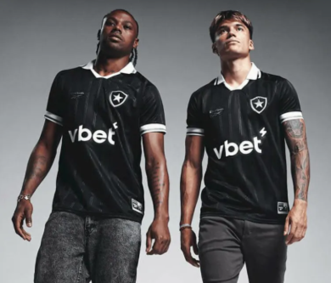 Camisa Botafogo Away 25/26 Aura 90 Torcedor - Preta - #3
